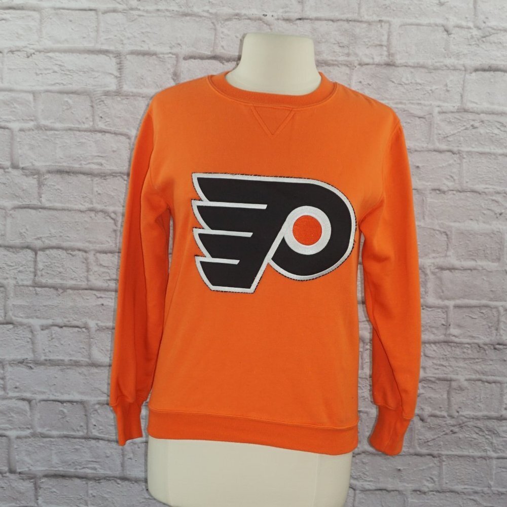 Vintage 90s Reworked Philadelphia Flyers Pullover Sweatshirt